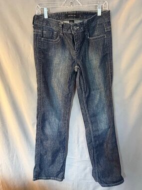 Calvin Klein Jeans Vintage Lean Boot Denim with pocket flaps, Blue Color Size 6